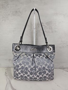 Coach Ashley Metallic Shoulder Bag